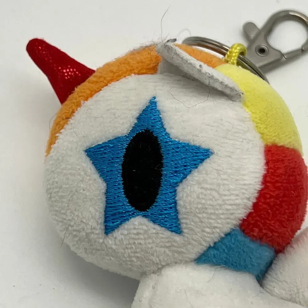 Lot of 2 Tokidoki Unicorn Plush Keychains Aurora World Bag Clip Keychain Purple